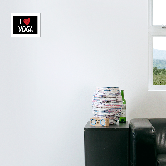 Yoga - I love yoga by KC Happy Shop